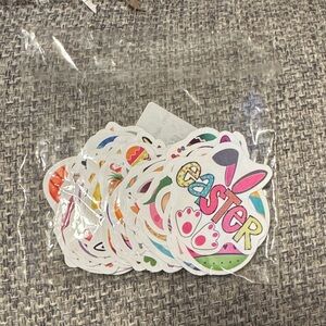 Colorful Easter Stickers - 50 pieces